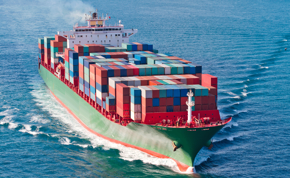Energie aus der Umgebung ernten - Containerschiff
