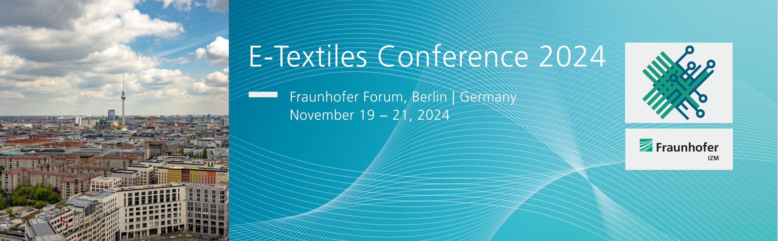 Banner E-Textiles Konferenz 2024