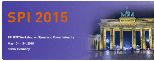 The IEEE Workshop on Signal and Power Integrity SPI 2015 will be held in Berlin, Germany from May 10-13, 2015.