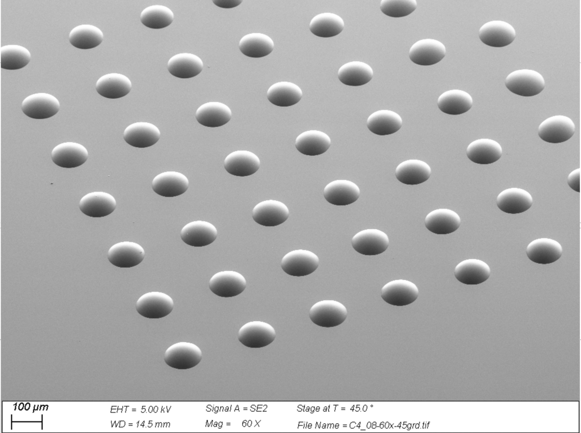 Image - 1:7x7 Mikrolin-senarray auf Glas 