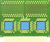 Testboard für Zuverlässigkeit mit LTCC-BGA sowie Mikrovias 