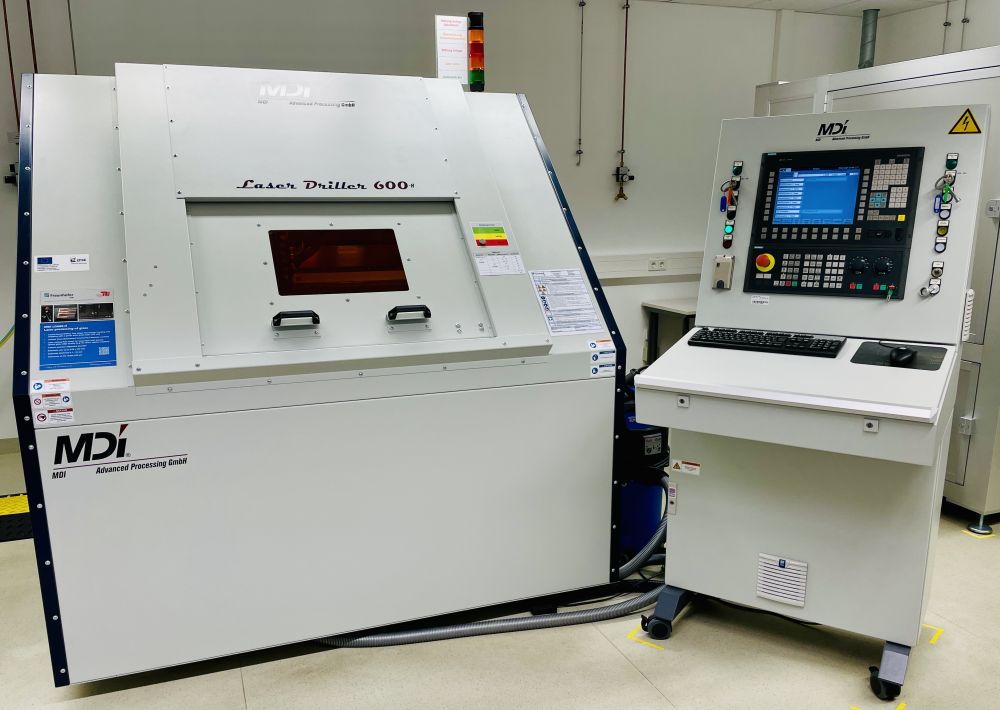Automated laser structuring and cutting machine: MDI LD600-H