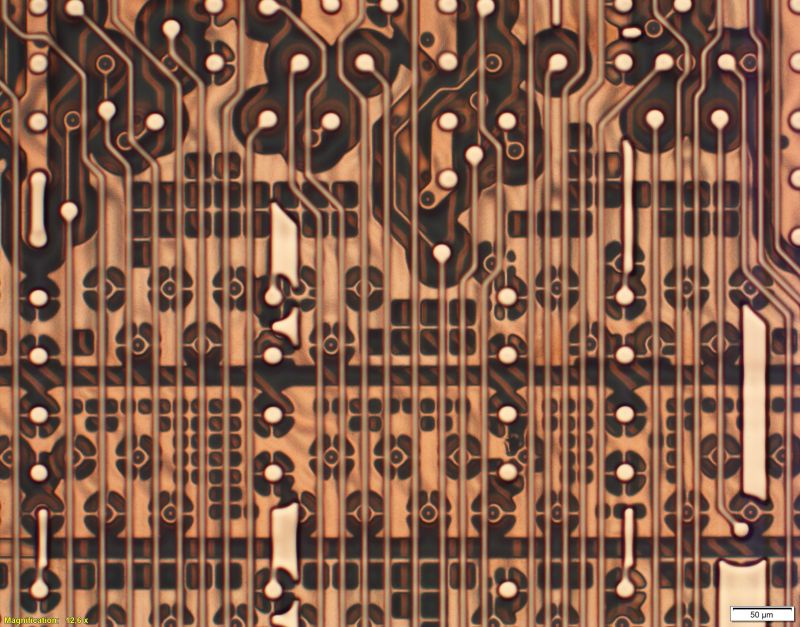 4-Layer redistribution with Cu-wiring and Pl dielectric