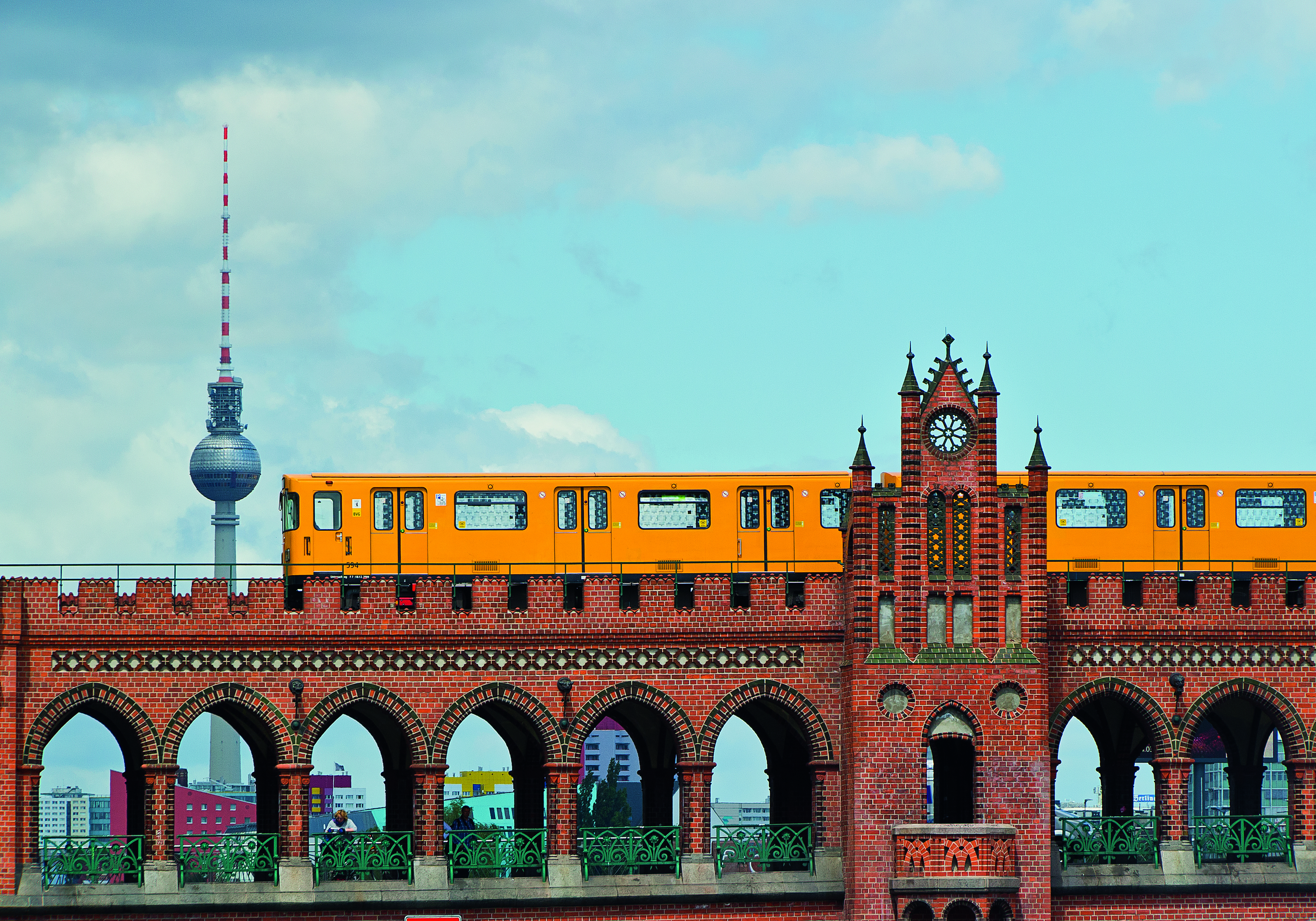 Oberbaumbruecke in Berlin, Deutschland