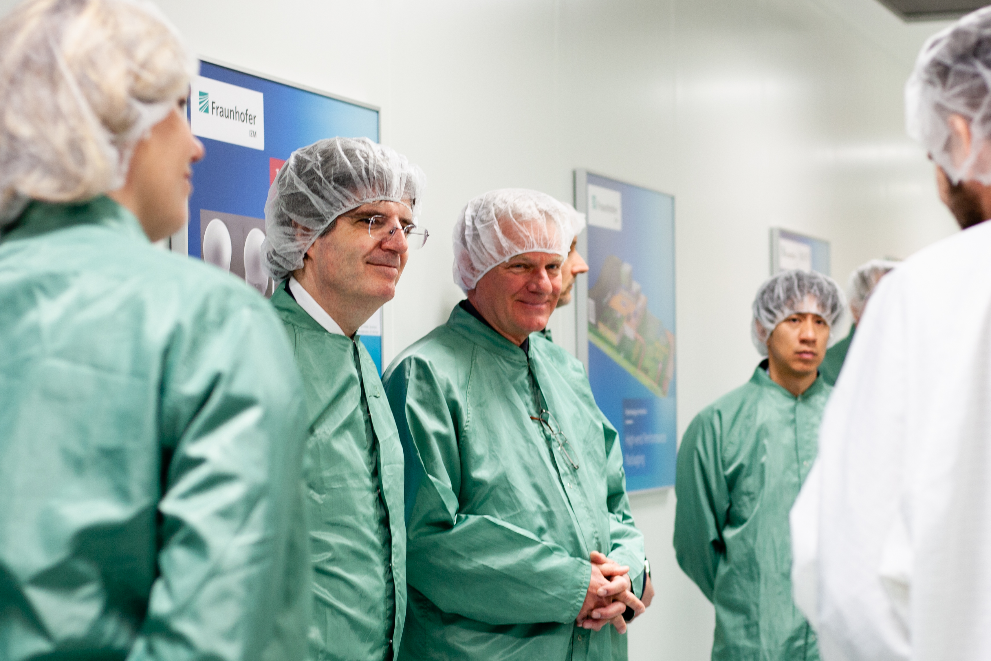 French Ambassador François Delattre at Fraunhofer IZM