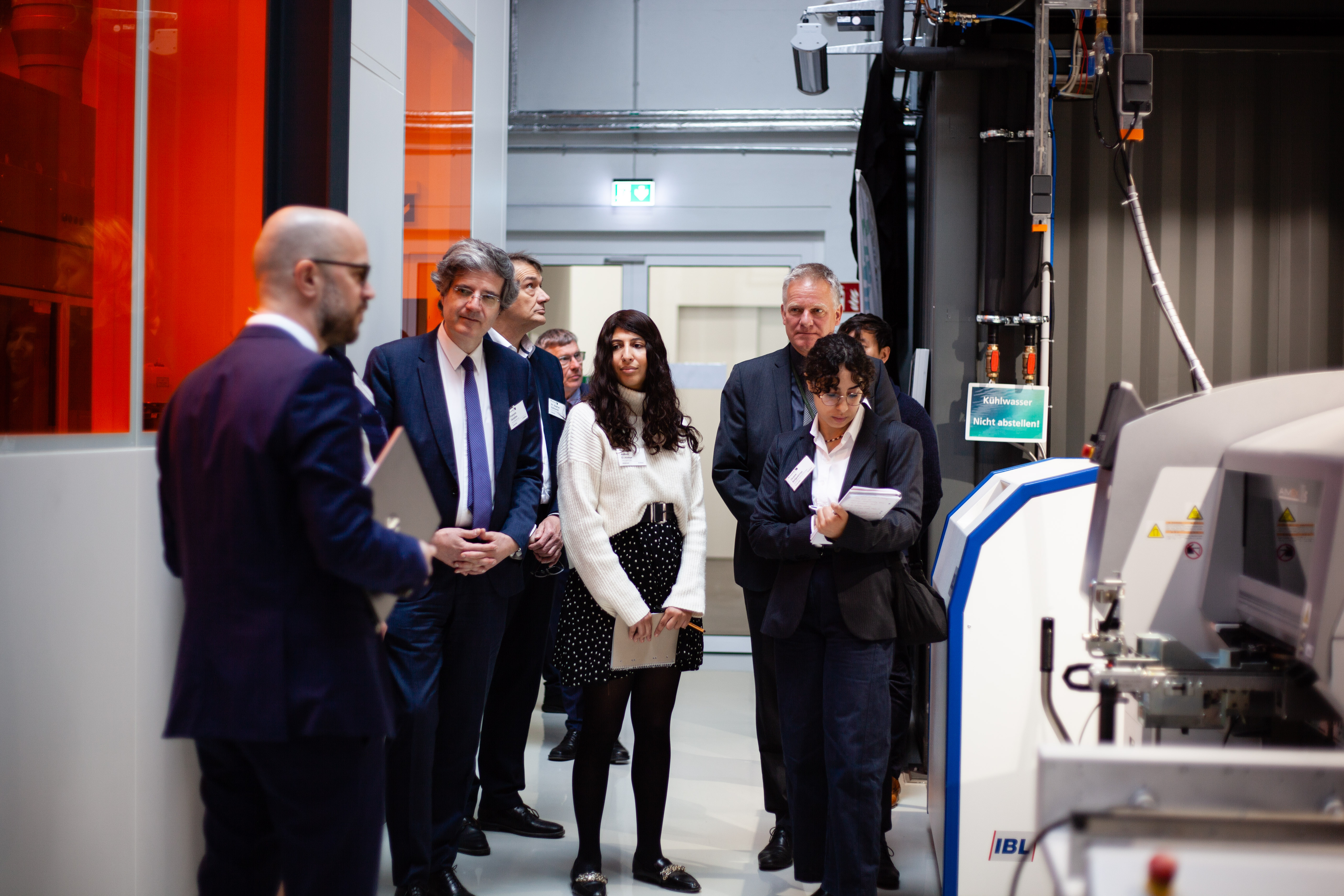 French Ambassador François Delattre at Fraunhofer IZM