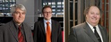 Dietmar Vogel, Jürgen Keller und Professor Bernd Michel (von links)