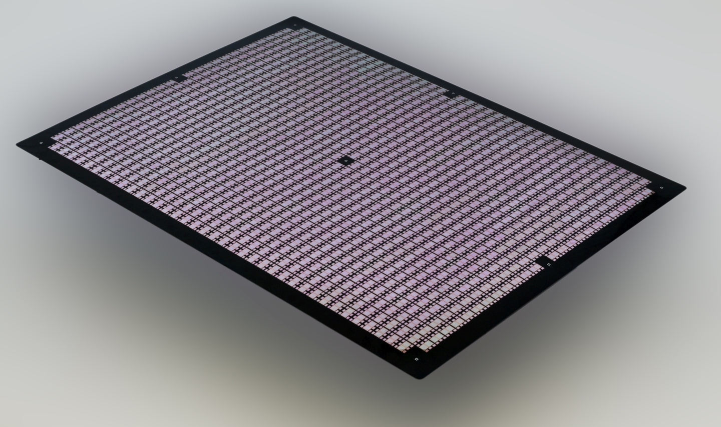 High-density panel-level integration (435 x 610 mm²)