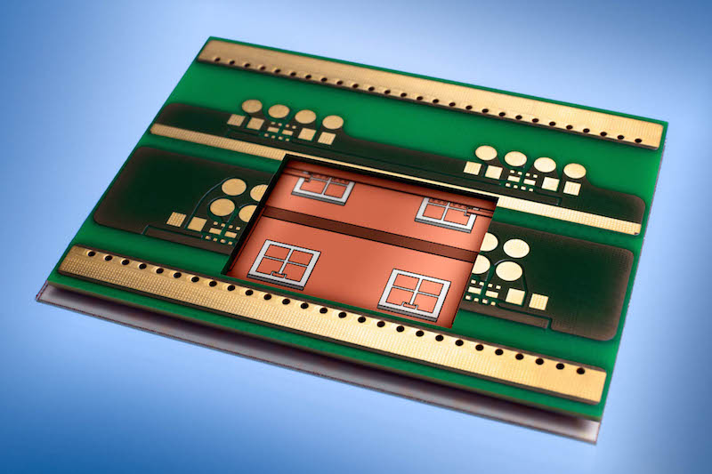 Inside view (model)of a 90A embedded power module (HHK project)