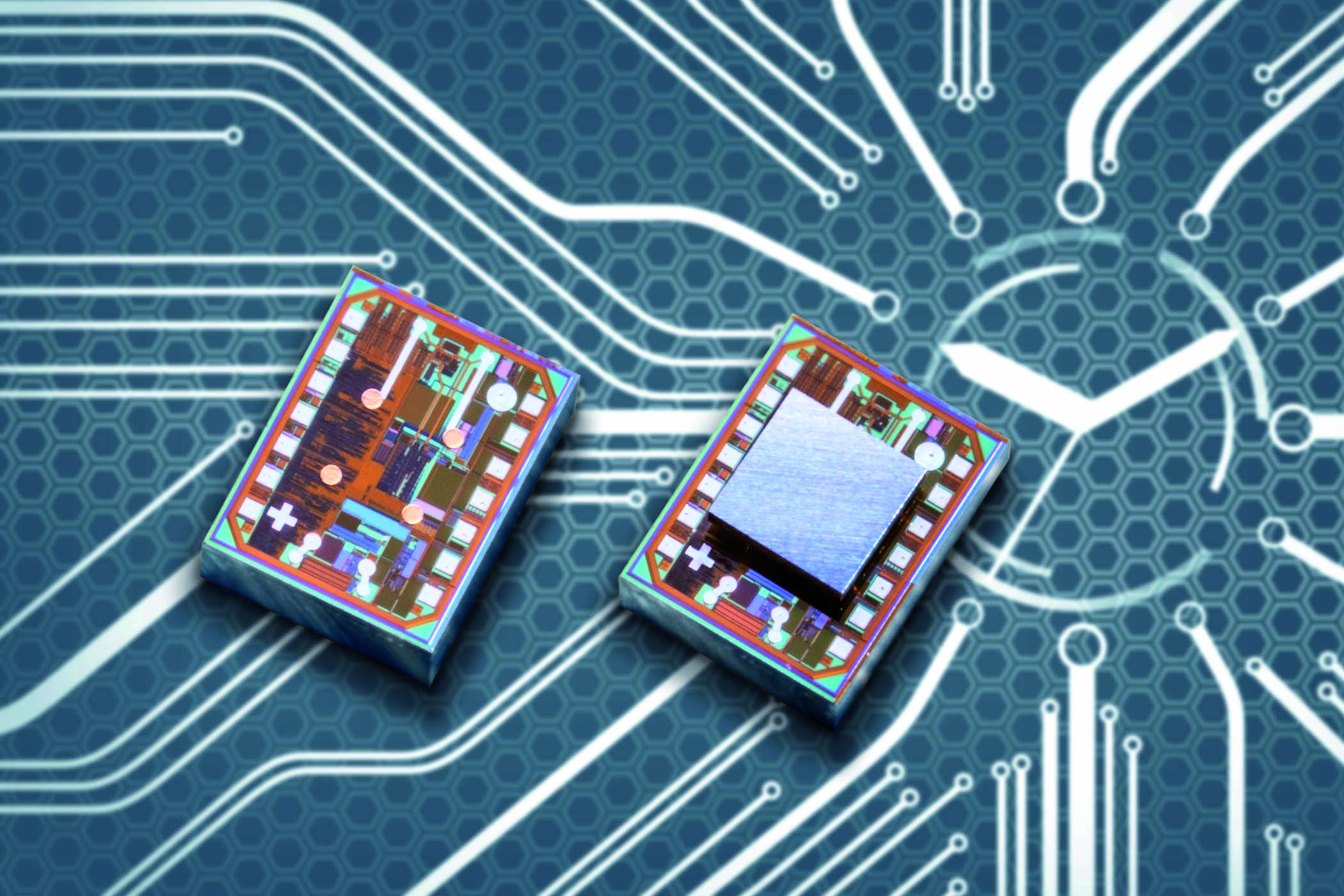 3D integrated clocking MEMS module using TSV technology in CMOS