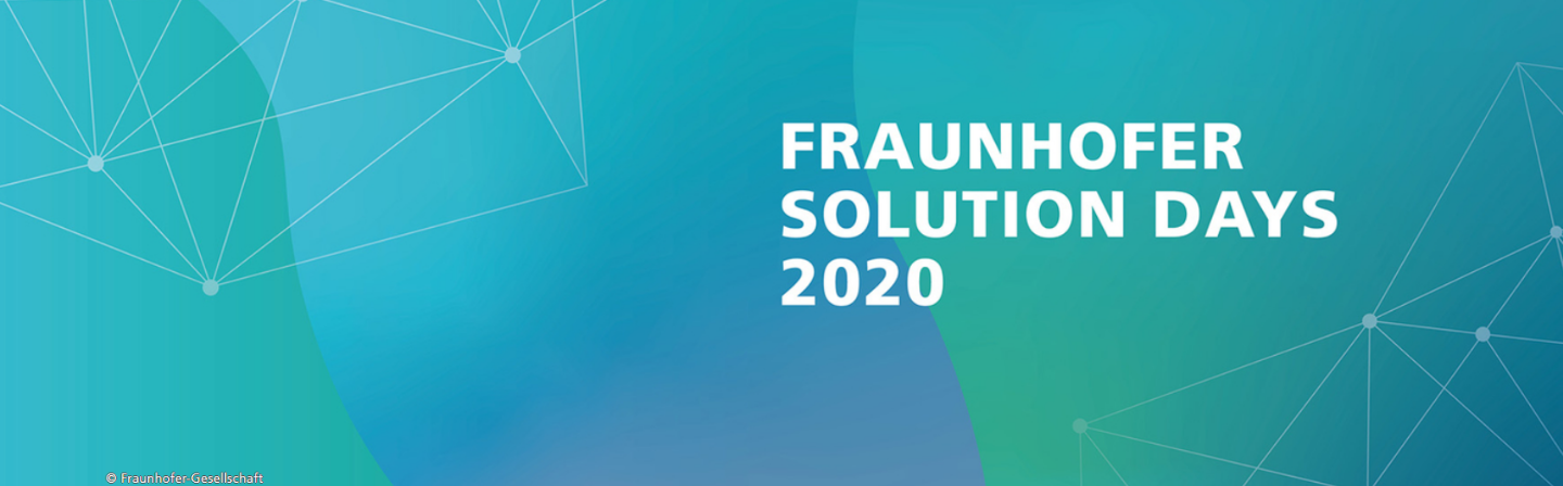 banner - Fraunhofer Solution Days 2020