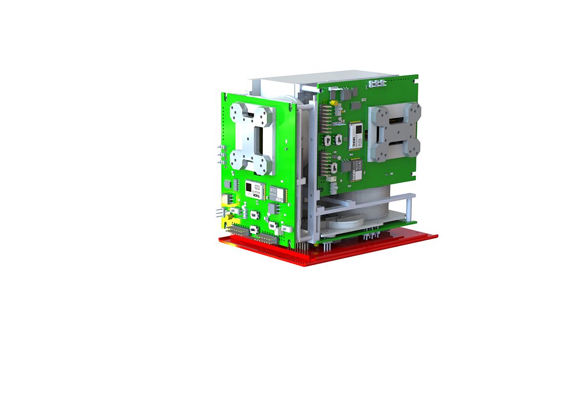 CAD Modell des 3-achsigen IFOG-System