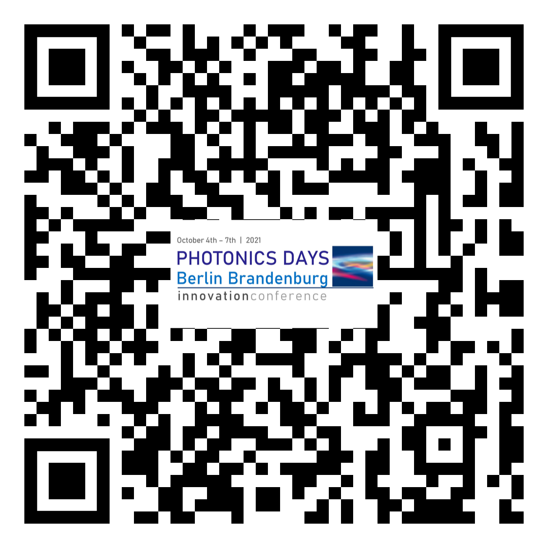 qr-code Photonics Days 2021