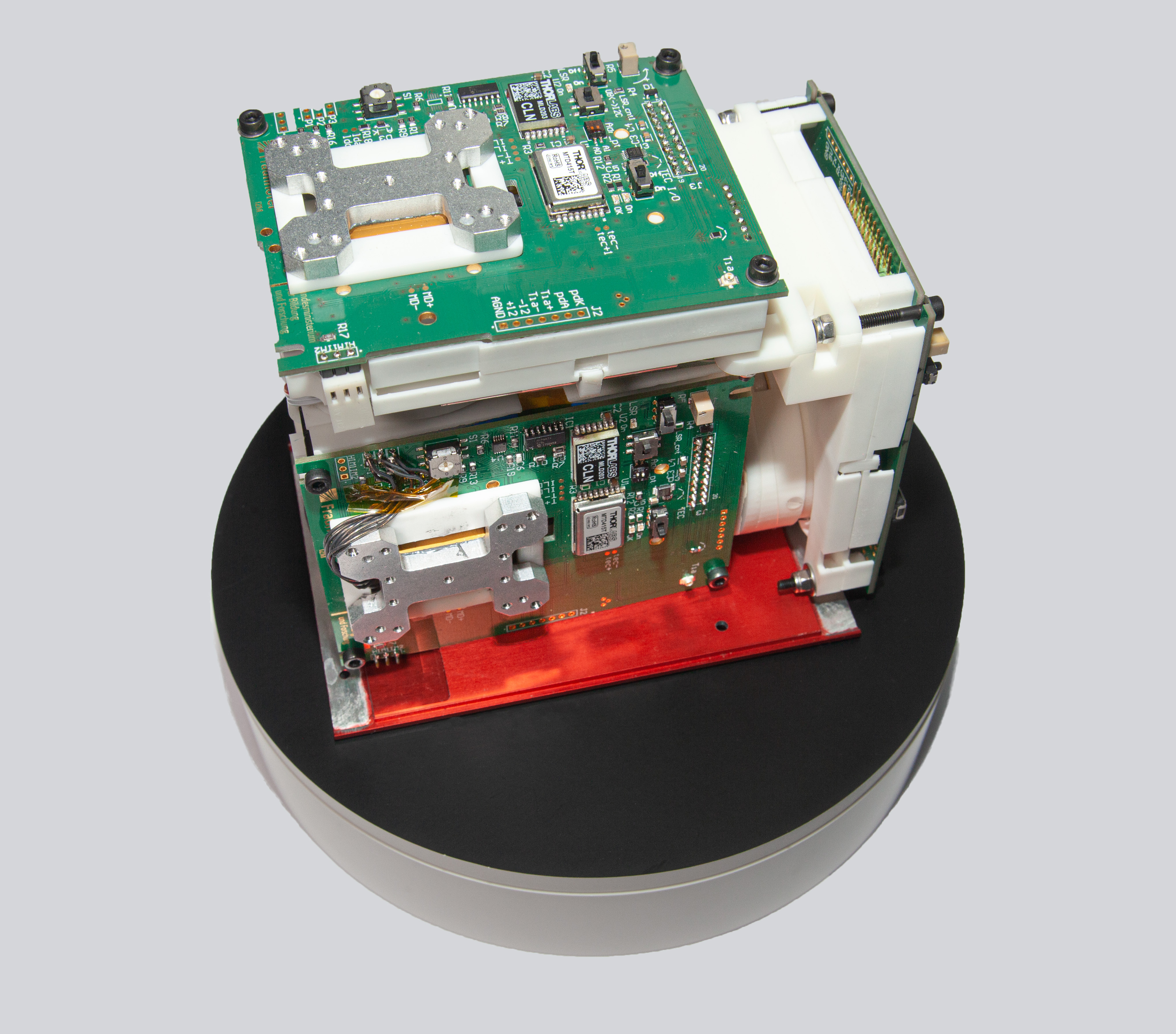 reales Modell des interferometrischen Miniaturgyroskops (IFOG)