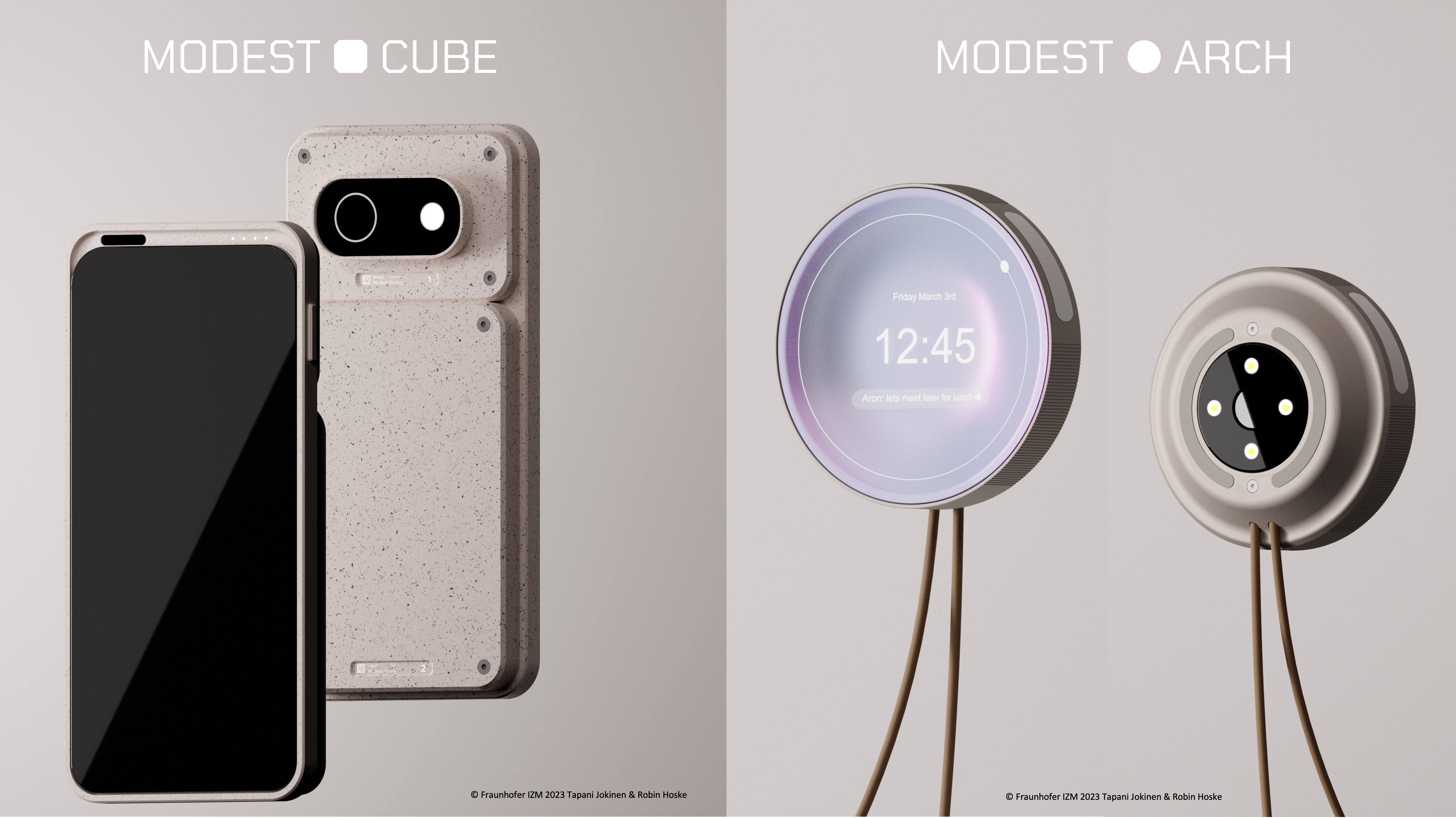 Smartphone, front and back side