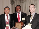 Eric Perfecto (2005 ECTC Program Chair), Ivan Ndip (Fraunhofer IZM) and Torston Wipiejewski (2006 ECTC Program Chair) - from left