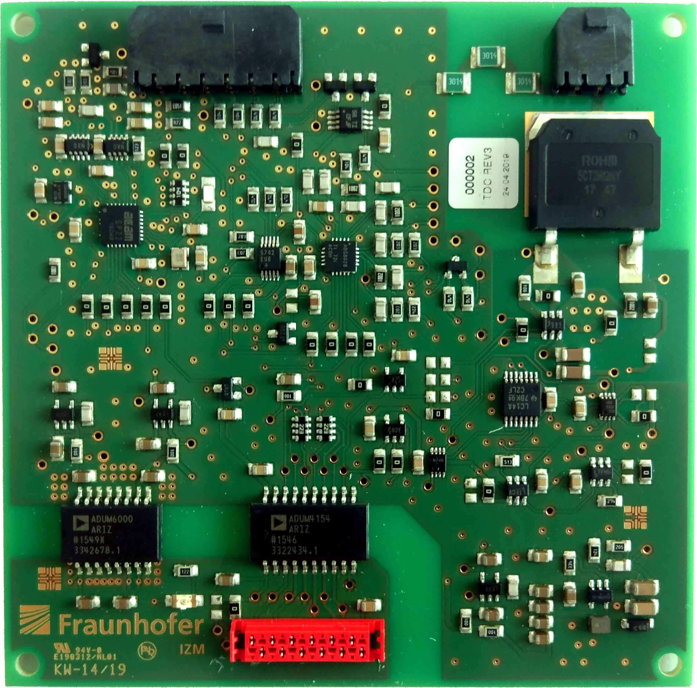 The board developed as part of the AmWind project enables remote, real-time state monitoring for the power modules of offshore wind fars. The board developed as part of the AmWind project enables remote, real-time state monitoring for the power modules of offshore wind fars.