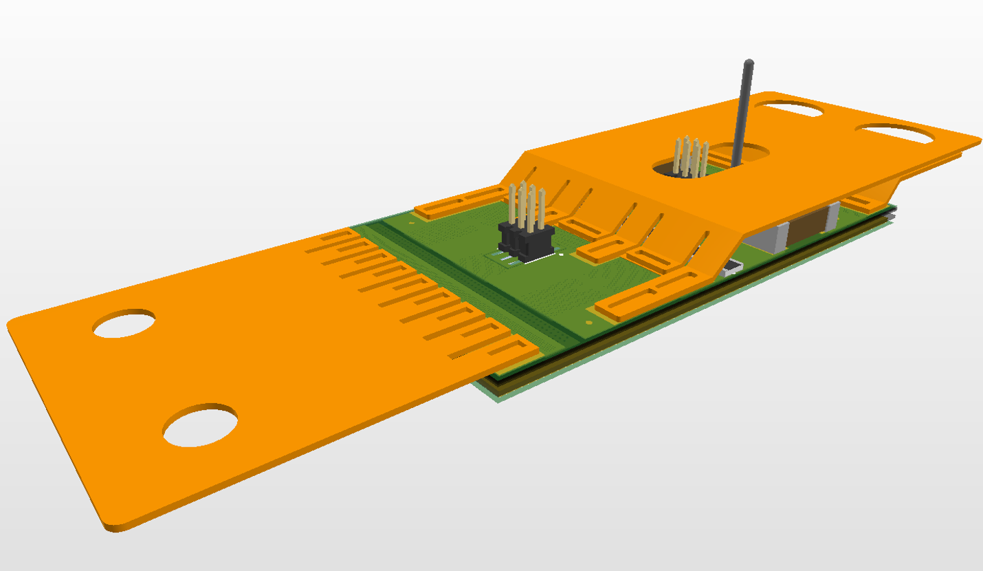 3D Model of embedded Half Bridge module